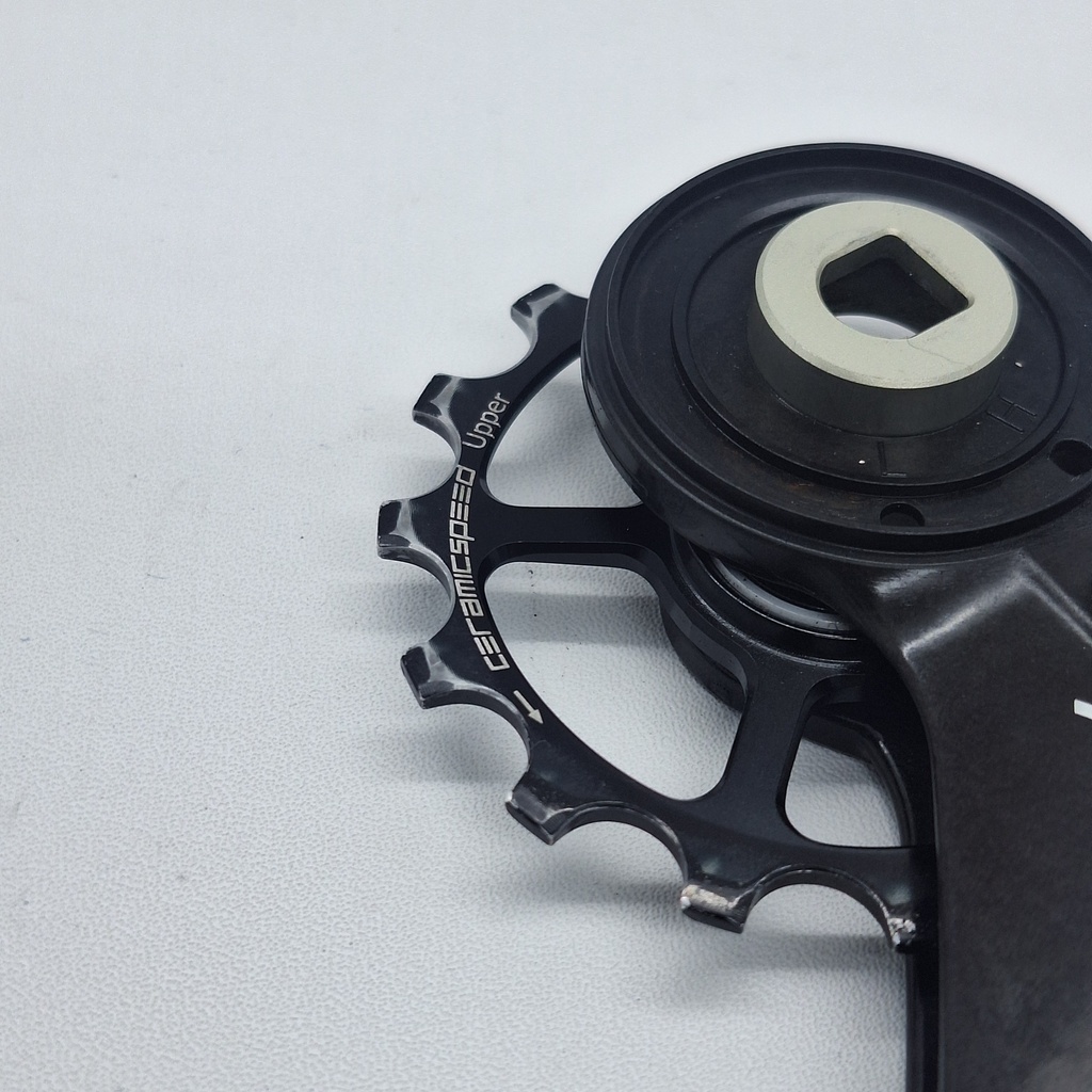 (Used) Over Size Pulley CERAMICSPEED OSPW Sram Black Coated Force/Red AXS