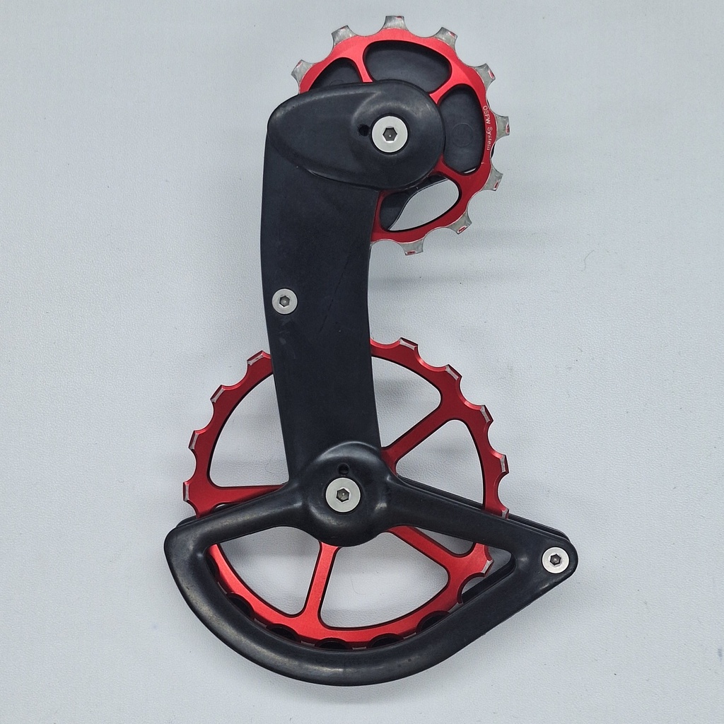 (Used) Over Size Pulley CERAMICSPEED OSPW Shimano Red Coated 9100/8050