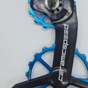(Used) Over Size Pulley CERAMICSPEED OSPW Shimano Blue 9250/8150