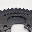 (Used) Chainring CARBON TI Shimano 56/40 4 Arm BCD 110 X Carboring EVO DA9200