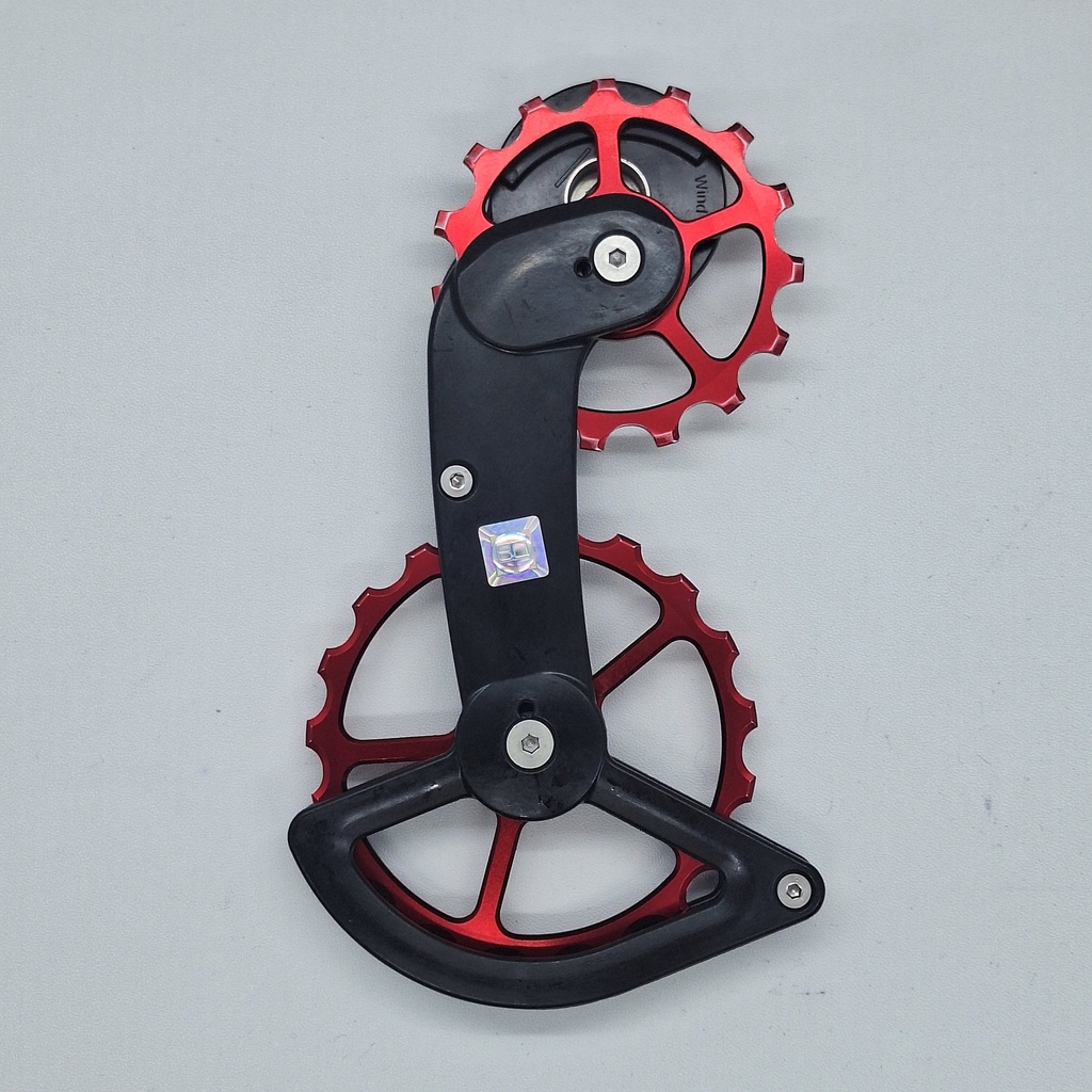 (Used) Over Size Pulley CERAMICSPEED OSPW Sram Red Coated Force/Red AXS