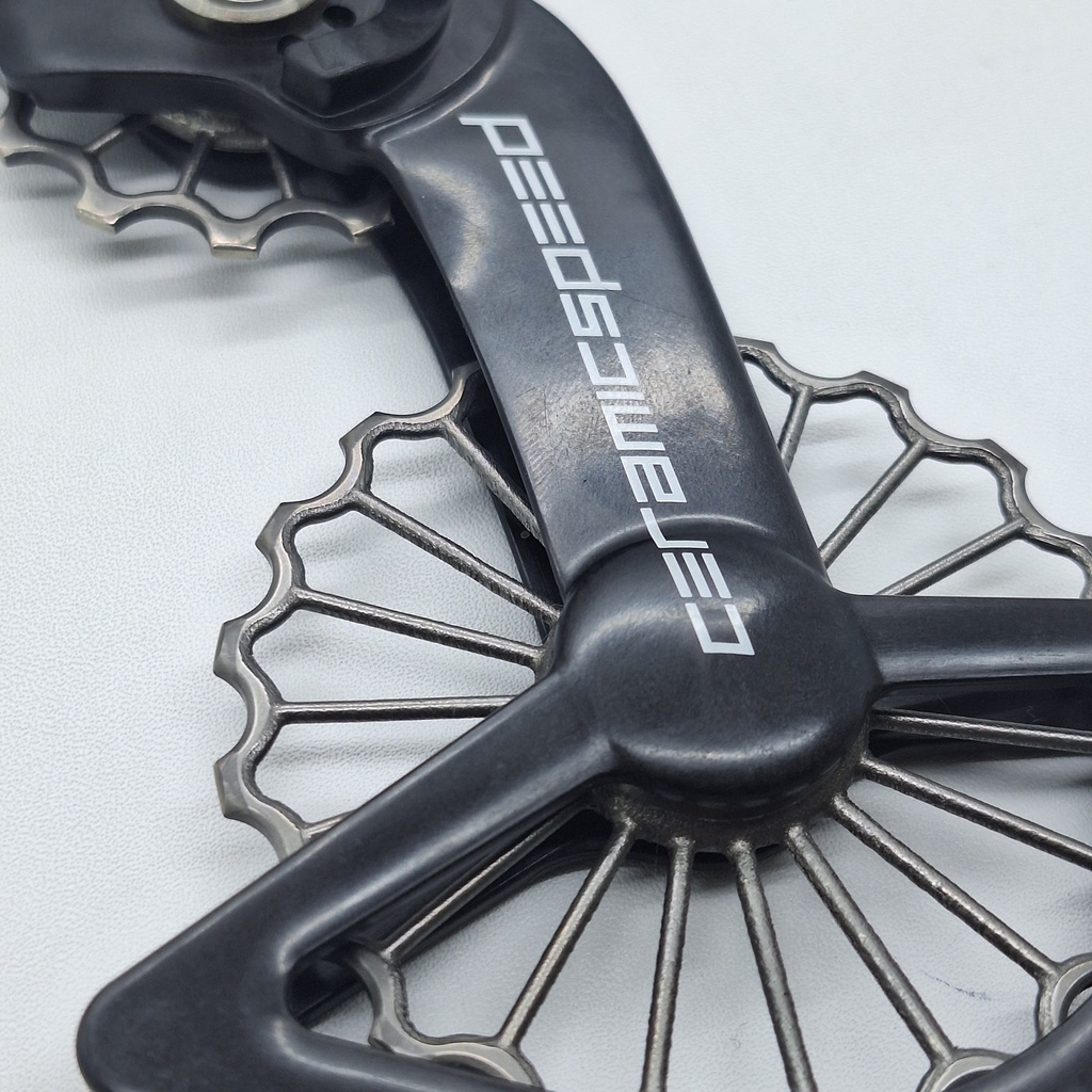 (Used) Over Size Pulley CERAMICSPEED OSPW Shimano 3D TI Coated 9250/8150