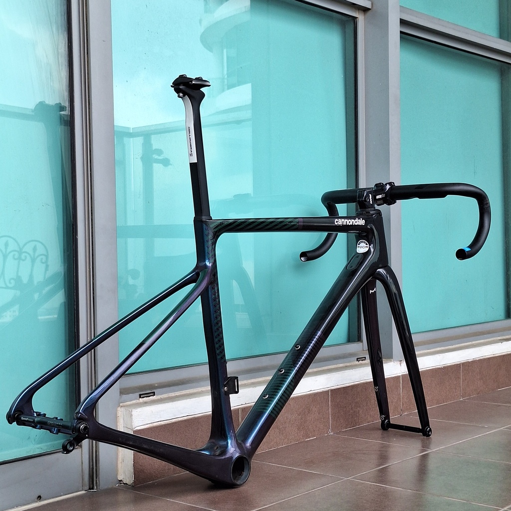 (Used) Frameset CANNONDALE 48 Supersixevo Himod Black Green