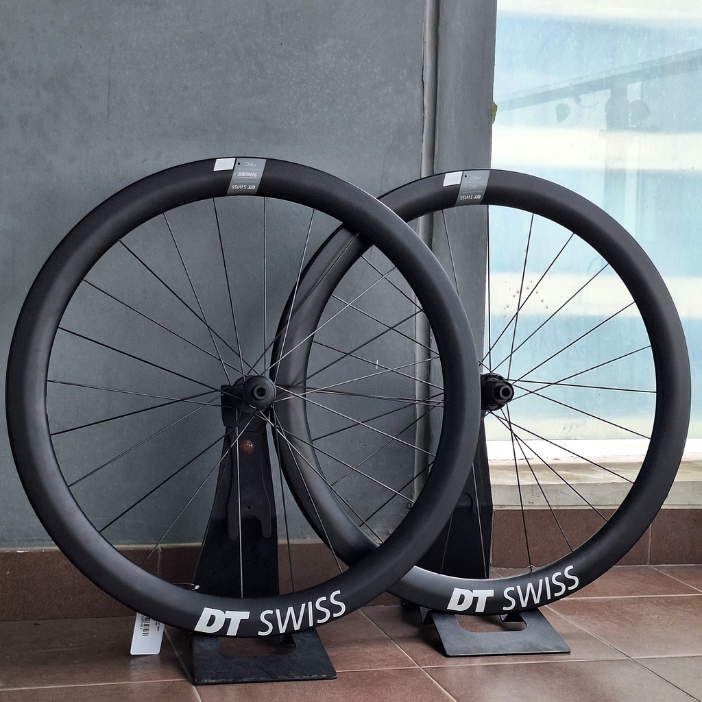 (Used) Wheelset DT SWISS ARC 1400 50 Silver Decal Dt240