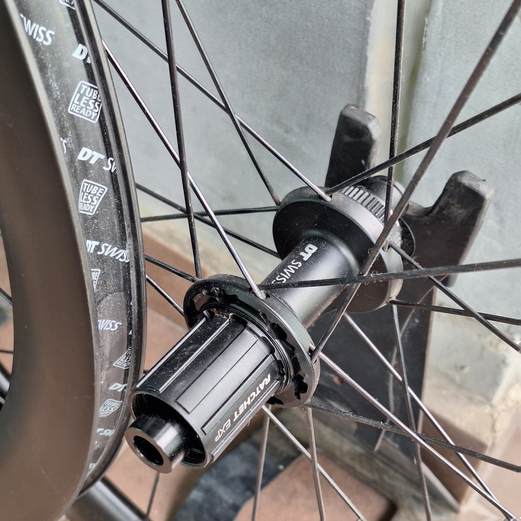 (Used) Wheelset DT SWISS ARC 1400 50 Silver Decal Dt240