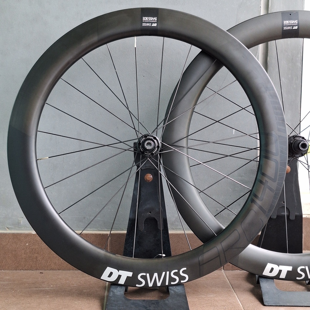 (Used) Wheelset DT SWISS ARC 1400 Black Decal Dicut 62 Dt240
