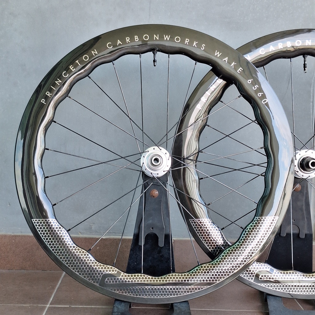(Used) Wheelset PRINCETON Wake Strada 6560 Chrisking Gloss Chrome