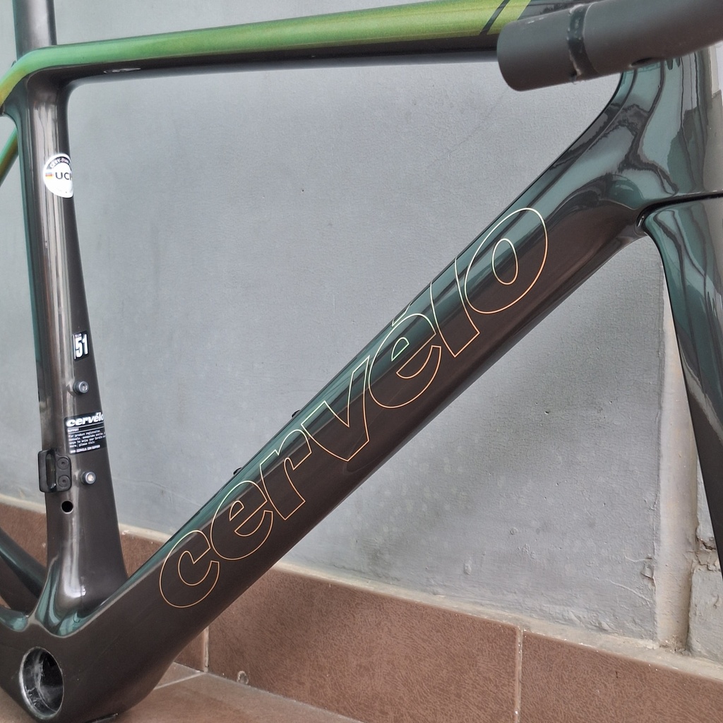 (Used) Frameset CERVELO R5 MY22 51 Lime Black Black 