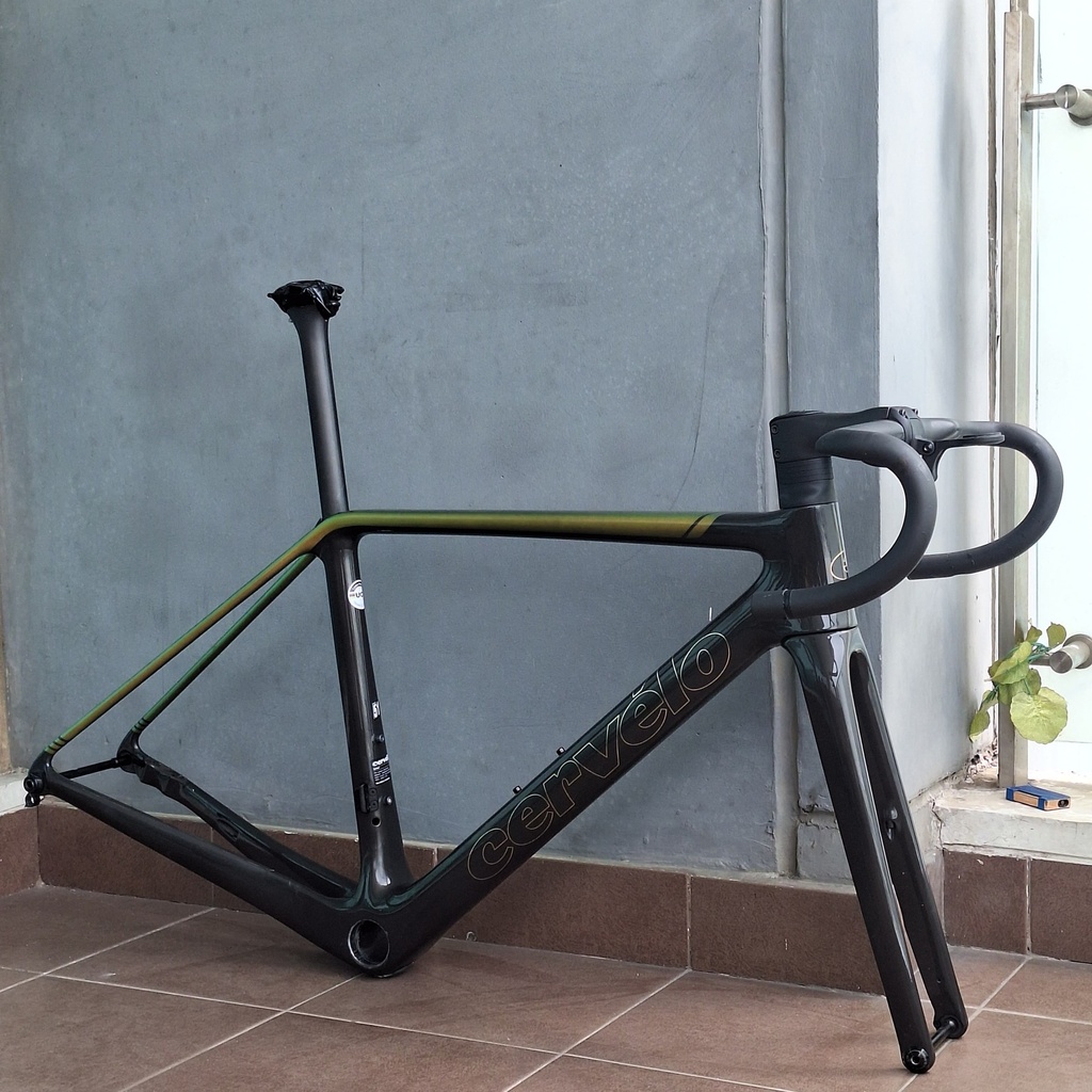 (Used) Frameset CERVELO R5 MY22 51 Lime Black Black 