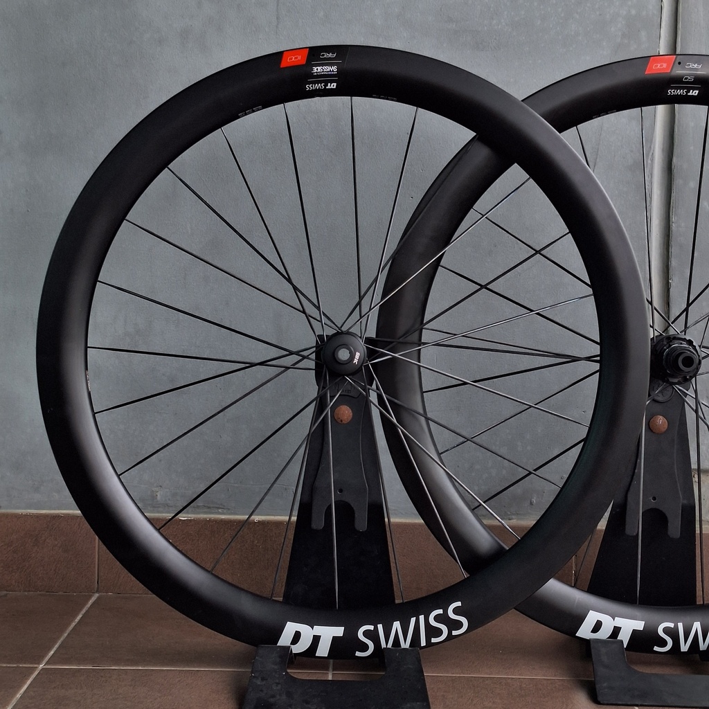 (Used) Wheelset DT SWISS ARC 1100 50 Red Decal Dt180