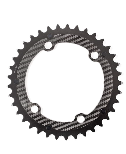  Chainring CARBON TI Sram 37 4 Arm BCD 107 X Carboring 