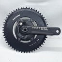 (Used) Crankset ROTOR Power Meter Aldhu 54X150 Spindle 30 Aero Chainring