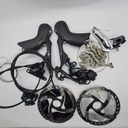 (Used) Kit Set SHIMANO Ultegra 11 speed (brifter,caliper,fd,rd,rotor,chain)