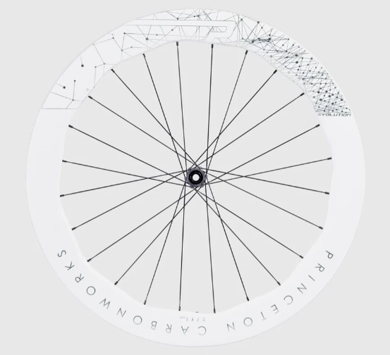  Wheelset PRINCETON Wake EVO 6560 Tactic Racing TR01 Gloss White Edition