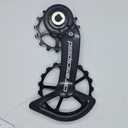 (Used) Over Size Pulley CERAMICSPEED OSPW Sram Black Coated Force/Red AXS