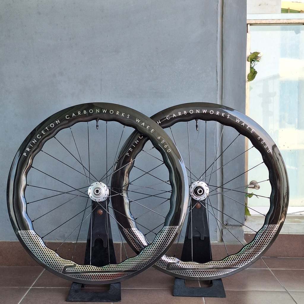 (Used) Wheelset PRINCETON Wake Strada 6560 Chrisking Gloss Chrome
