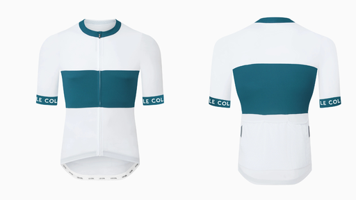  Jersey LE COL Size L Sport II Cobalt White