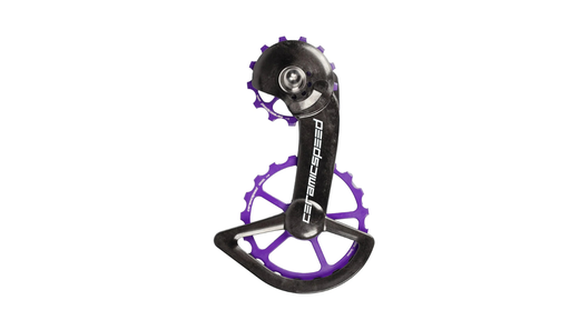  Over Size Pulley CERAMICSPEED OSPW Shimano Cerakote Purple Coated 9250/8150