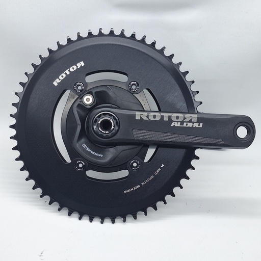 (Used) Crankset ROTOR Power Meter Aldhu 54X150 Spindle 30 Aero Chainring