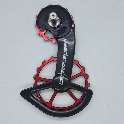 (Used) Over Size Pulley CERAMICSPEED OSPW Shimano Red Coated 9100/8050