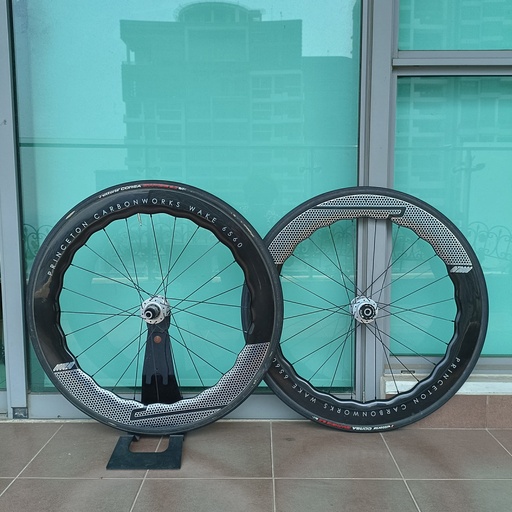 (Used) Wheelset PRINCETON Wake Strada 6560 Chrisking Gloss Chrome