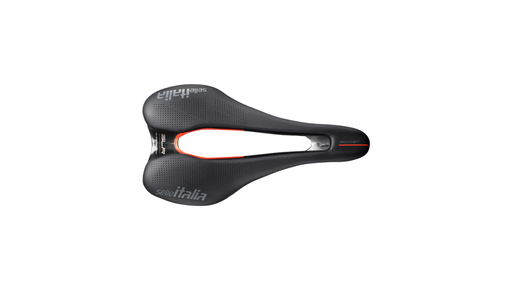  Saddle SELLE ITALIA SLR Boost Kit Superflow Carbonio Black Red 145