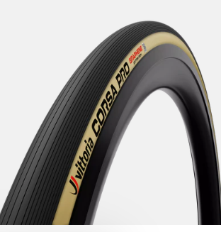  Tire VITTORIA Corsa Pro TLR 700x28C Tan Wall