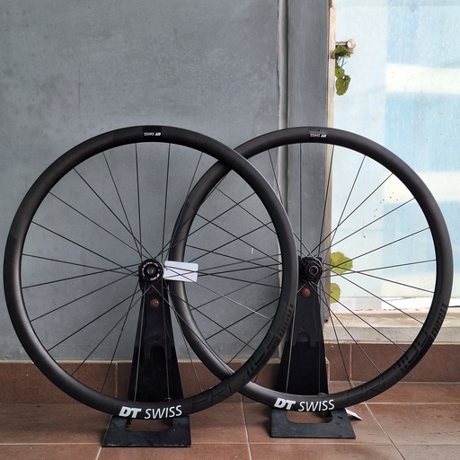 (Used) Wheelset DT SWISS PRC 1100 35 Dicut Black Decal Dt240