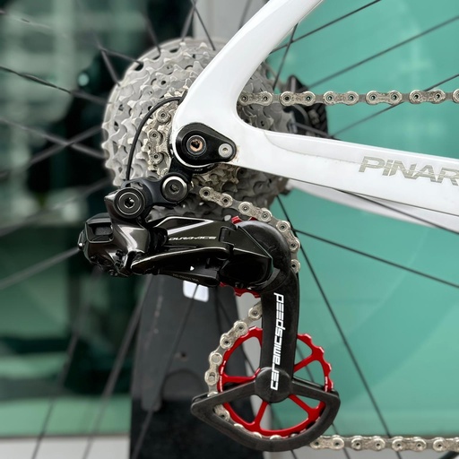 (Used) Over Size Pulley CERAMICSPEED OSPW Shimano Red 9100/8050