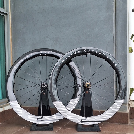 (Used) Wheelset PRINCETON Wake EVO 6560 Tactic Racing TR01 Gloss White W/O Wheelbag