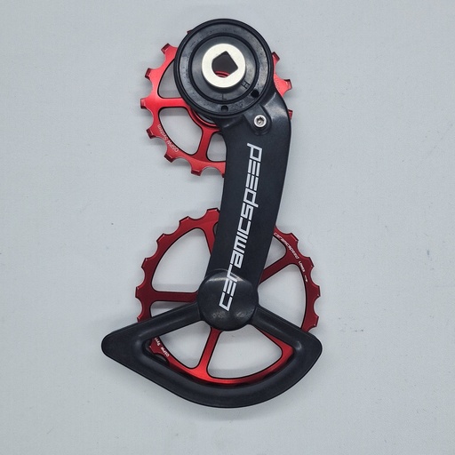 (Used) Over Size Pulley CERAMICSPEED OSPW Sram Red Coated Force/Red AXS