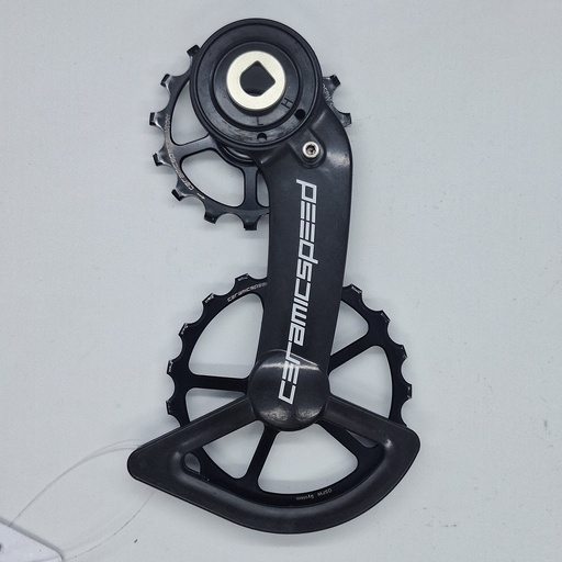 (Used) Over Size Pulley CERAMICSPEED OSPW Sram Black Coated Force/Red AXS
