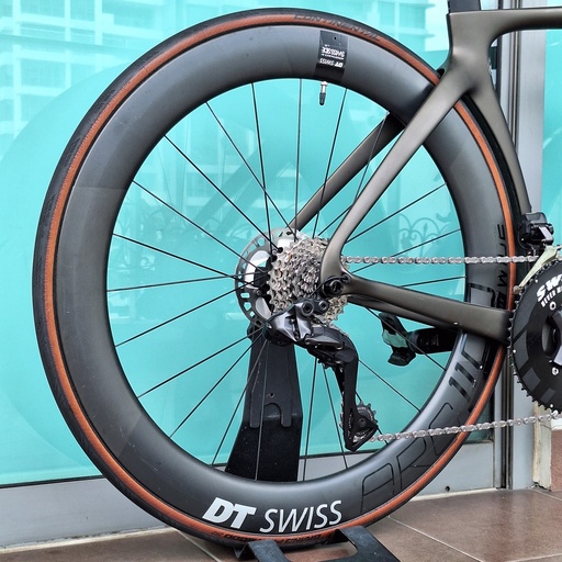 (Used) Wheelset DT SWISS ARC 1400 62 Dicut Black Decal  Dt240